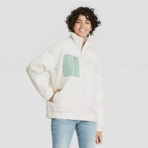 Women's Sherpa Jacket - Universal Thread Cream XS, Ivory